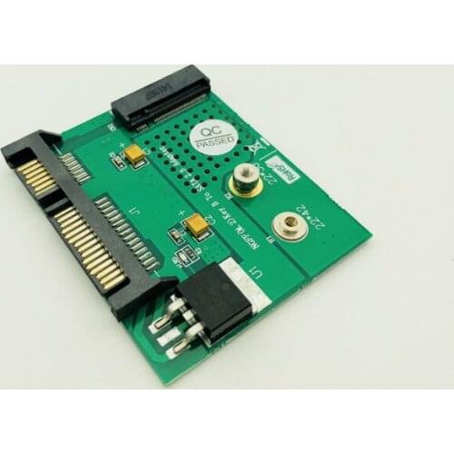 M.2 NGFF SATA SSD to 2.5 IDE SATA SSD Converter SATA Adapter Card Interface Adapter Converter for PC Desktop Laptop