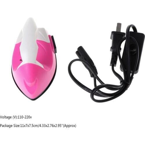 Mini DIY Eectric Iron Patchwork Quilt Image Map Special Cloth Folder Portable