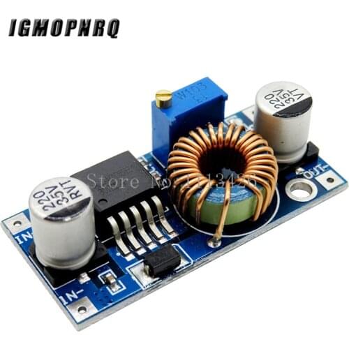1pcs XL4005 DSN5000 Beyond LM2596 DC-DC adjustable step-down 5A power Supply module