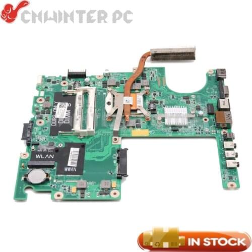 NOKOTION Laptop Motherboard For Dell Studio 15 1558 1557 Main Board DAFM9BMB6D0 CN-0G936P 0G936P DDR3 Free cpu with Radiator