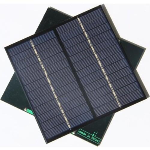 BUHESHUI Epoxy 2.8W 12V Polycrystalline Solar Panel Mini Solar Cell Solar Module DIY Solar System 10pcs 135*135MM Free Shipping