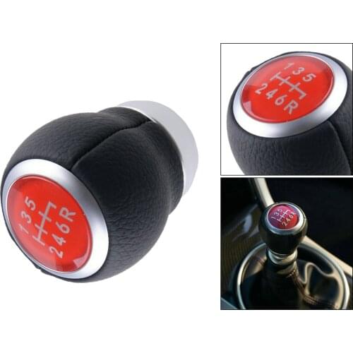 High Quality 6 Speed Manual Gear Stick,Gear Knob Head Level Head, Replacement Part for Impreza STI 2009-2018