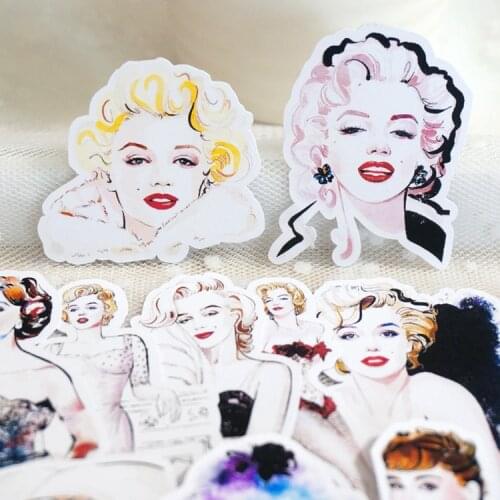 Sexy star lady Stickers Crafts And Scrapbooking stickers book Student label Decorative sticker kids toys