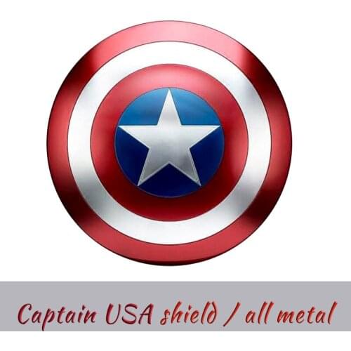 Avengers Captain Americas Shield Super Hero 1:1 Alloy Shield Model Cosplay Party Action Figure Collection Model Toys For Kids