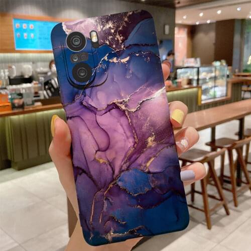Marble Pattern Case For Xiaomi Redmi Note 10 Pro 10S 9 7 5 7A 9T 9A 9C 9S 9 8 8T 6 5 Plus 4 4X 6A Watercolor TPU Silicone Cover