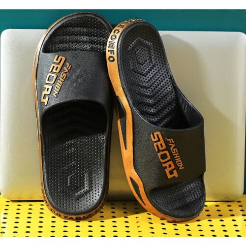 Tide slippers mens bathroom bath anti-slip couples home mens platform slippers wear-resistant men shoes men slippers