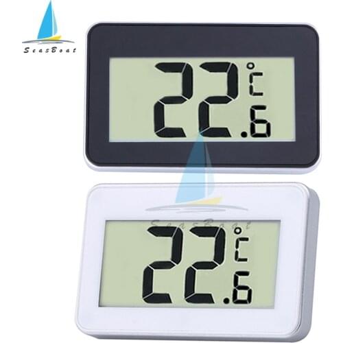 TS-A95 Mini LCD Digital Thermometer Hygrometer Waterproof Electronic Car Thermometer Refrigerator Temperature Monitor Tester