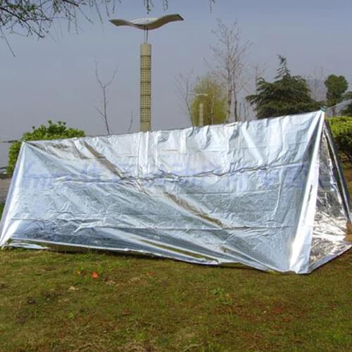 Outdoor Waterproof Emergency Survival Rescue Blanket Foil Thermal Space First Aid Rescue Curtain Military Blanket 130 x210cm