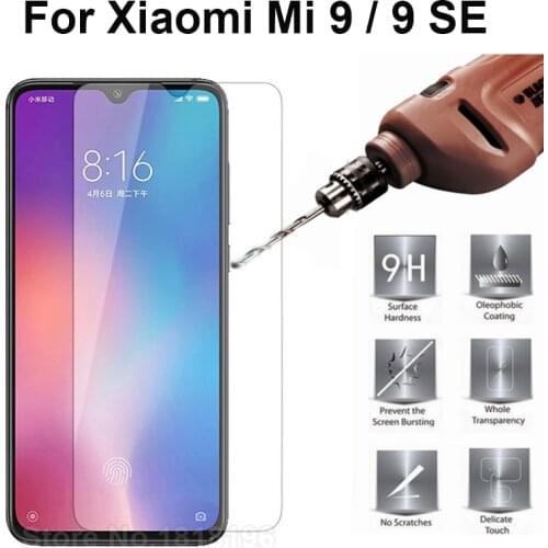 Tempered Glass For XiaoMi 9 Screen Protector on Phone Protective Glass For XiaoMi Mi 9 se Case Glass XioMi Mi9 pelicula de vidro