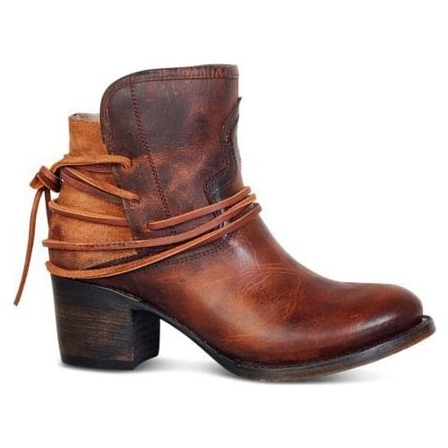 Mudibear Winter Boot Leather Shoes Back Strap Retro Non-slip Leisure Increased All-match Comfortable Casual For Women Large Size