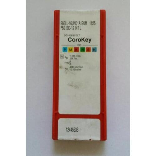 10PCS CARBIDE INSERTR 266LL-16UN01A120M 1125