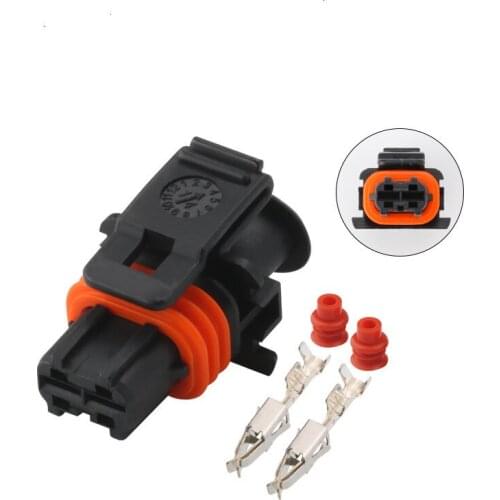 2Pin common rail injector plug injector connector for Bosch 1928404072