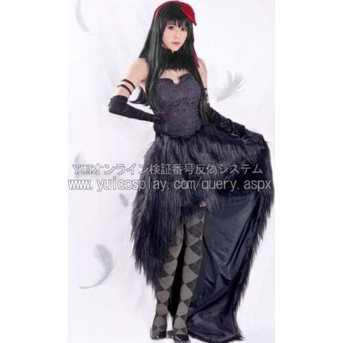 2016 Puella Magi Madoka Magica Akemi Homura Cosplay Costume