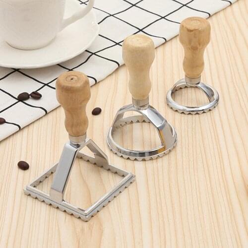 5Pcs Stainless Steel Dumpling Edge Cookie Cutter Biscuit Mold Emboss Baking Tool DIY with your kids