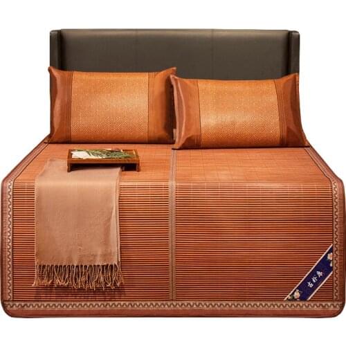 Bamboo Mat Summer Mat 1.8M Bed Household Straw Mat Folding