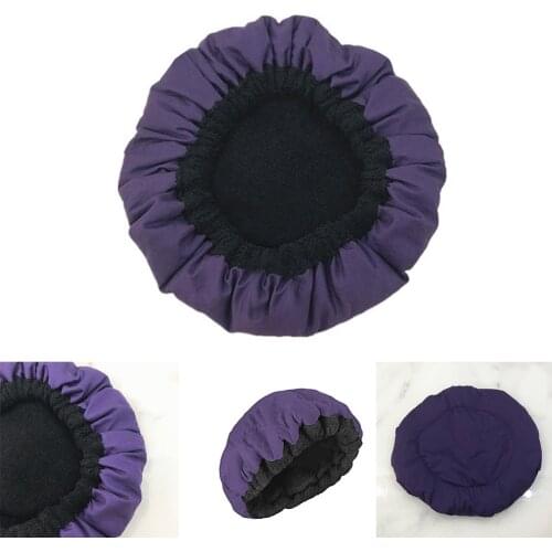 Cordless Universal Flaxseed Interior Steaming Deep Conditioning Heat Cap Portable Hair Styling Reusable Elastic Microfiber Solid