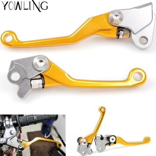 Dirtbike Pivot Brake Clutch Levers For SUZUKI RM125 RM 125 2004 -2008 Handbrake Levers for RMX450Z RMX250S DRZ400S DRZ400SM RM85