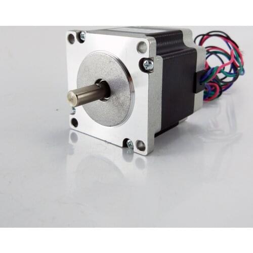 2 phase 4 wire NEMA 23 Stepper Motor 1.1N.m Body Length 56mm CE ROHS CNC Stepper Motor