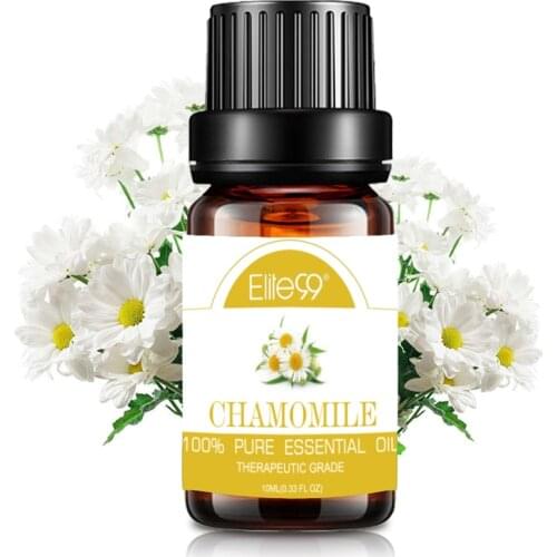Elite99 10ml Chamomile Pure Essential Oils For Aromatherapy Fragrance Lamp Relieve Stress Purify air Massage Aroma Essential Oil