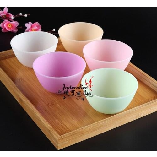 Colorful Silicone DIY Face Mask Mixing Tools Set Lady Home Facial Eye Body Mask Mud Mixing Face Care Mask Bowl Brush Applicator