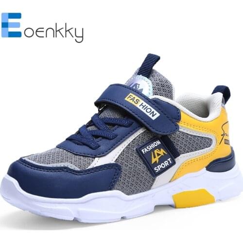 Fashion Sport Boys Sneakers Children Running Shoes Kids Casual Shoes Breathable Mesh Tenis Girls Sneakers Lightweight Size 28-39