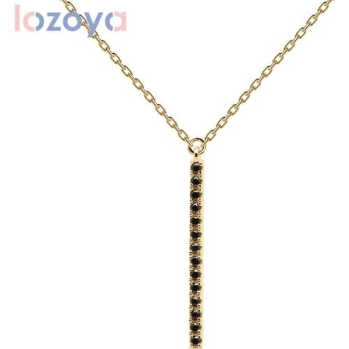 Lozoya 100% 925 Sterling Pendant Necklace 2020 Wedding Party Friendship Jewelry