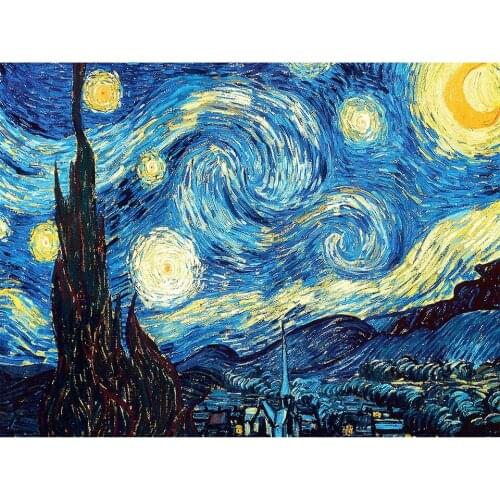 DIY 5D Diamond Painting Van Gogh Art Rhinestone Picture Cross Stitch Kit Full Diamond Embroidery Mosaic Home Decoration Gifts