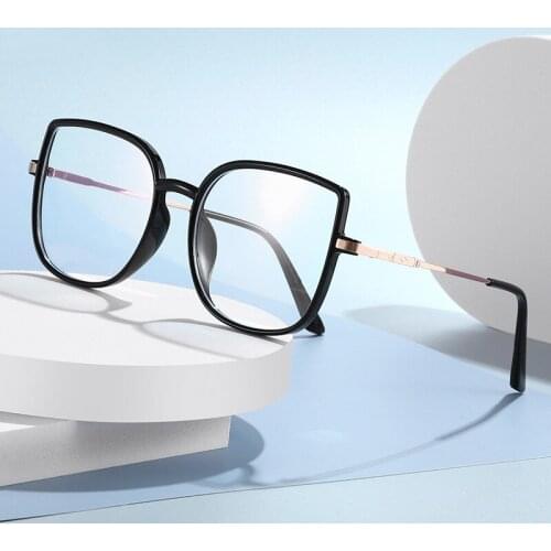 Anti-Blue Ray Optical Glasses Frame for Men and Women Prescription Eyeglasses Full Rim Spectacles Blue Light Blocking Eyewear