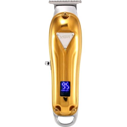 Ourwork metal hairdresser mens oil head electric push shear notch whitening electric shaver new product v-063