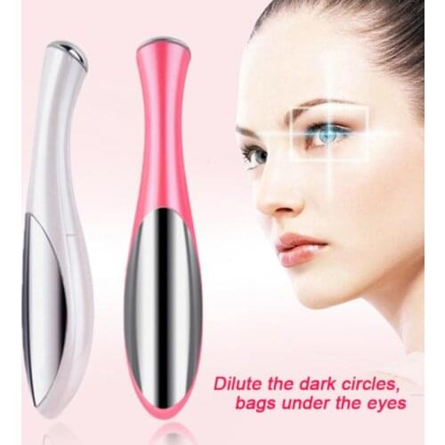 Powered Eye Beauty Devices Eye Pain Relief Skin Care Mini Pen Anti-Wrinkle Dark Circle Puffiness Removal Vibration Massager NEW