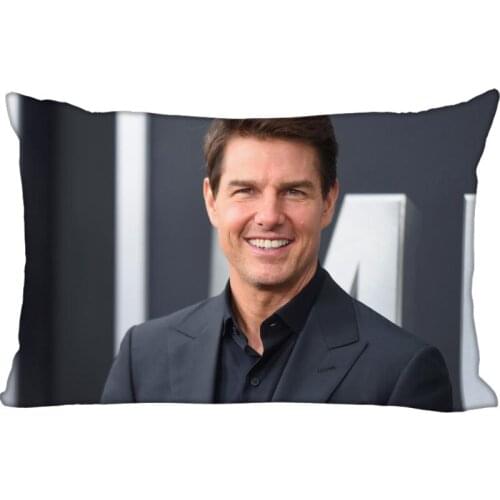 Tom Cruise Rectangle Pillowcase Zipper Wedding Custom Pillow Case 40X60cm,50X75cm(two sides)Pillow Cover #7.20