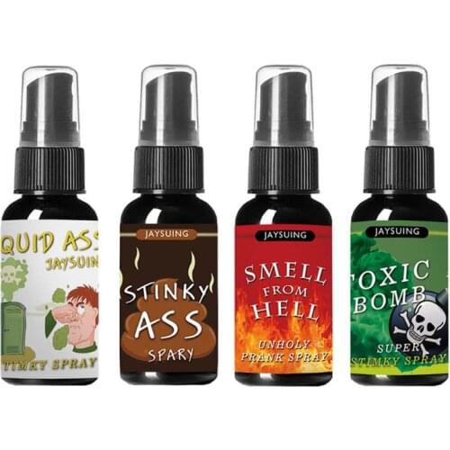 30ml Super Stinky Liquid Fart Terrible Smell Spray Long Lasting Smell Halloween Prank Toy Adults Children Spoof Odor Spray