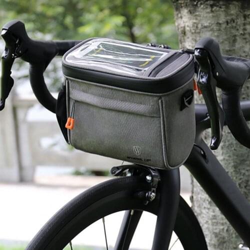 WHEEL UP Bicycle Bag Waterproof Storage PVC Front Frame Handlebar Cycling Phone Bag Pouch Cycling Equipment сумка для велосипеда