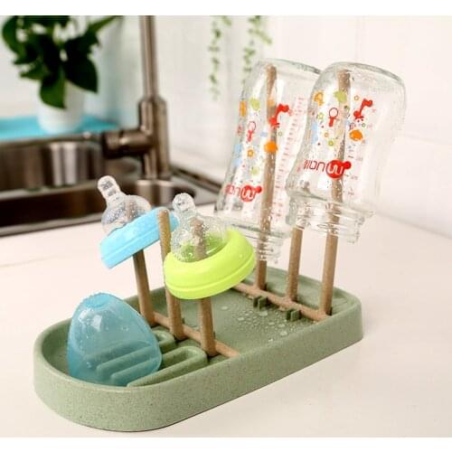 Baby Bottle Drying Racks Infant Feeding Shelf PP+ABS Healthy Bottle Drainer Pacifier Holder Baby Bottle Cups Dryer