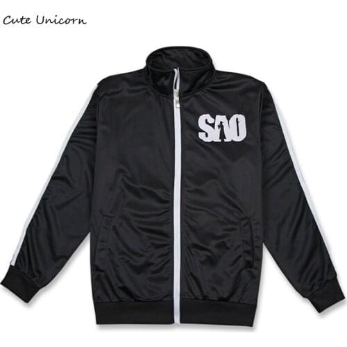Sword Art Online unisex Jacket SAO Women Tops mens coats and jackets party cosplay boys clothes Cartoon Outwear Coat