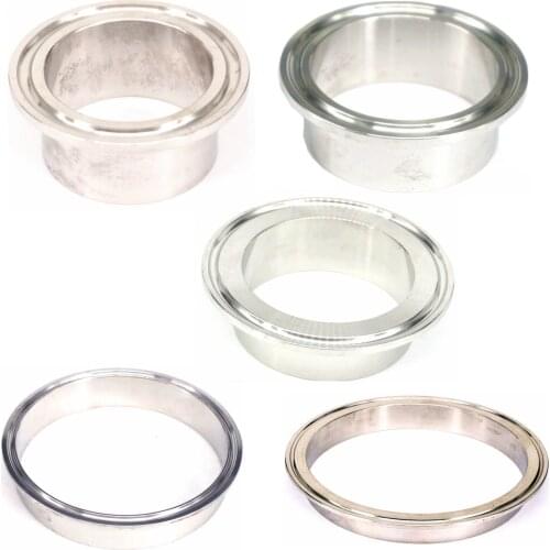 0.5" 1.5" 2" Tri Clamp Weld Tube OD 12.7-51mm 304 Stainless Sanitary Ferrule Pipe Fittings Adapter Homebrew