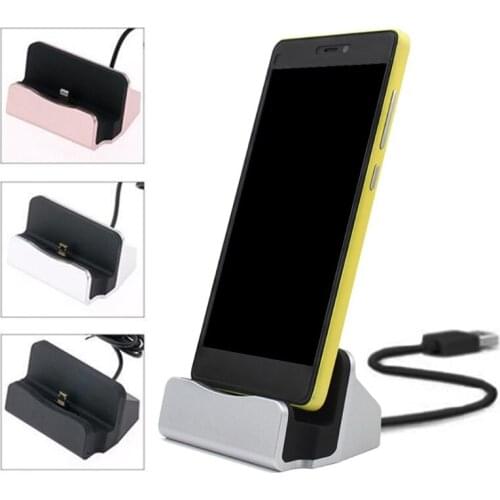 Type-C Fast Charging Dock Station Desktop USB C 3.1 Docking Charger with Cable for Huawei P9 Plus Smart Cell Phone