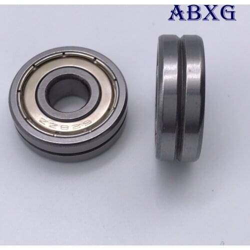 V628ZZ 628 8 x24 x8 mm V grooved straightener guide wheel bearings 8 * 24 * 8 mm pulley bearings V groove width 1.5mm