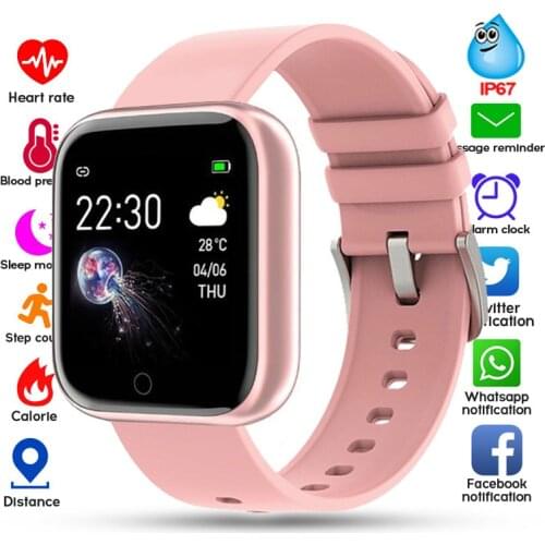 IMIDO Waterproof Smart Watch Women Bluetooth Smartwatch For Apple IPhone Xiaomi Heart Rate Monitor Fitness Tracker PK P70 P68