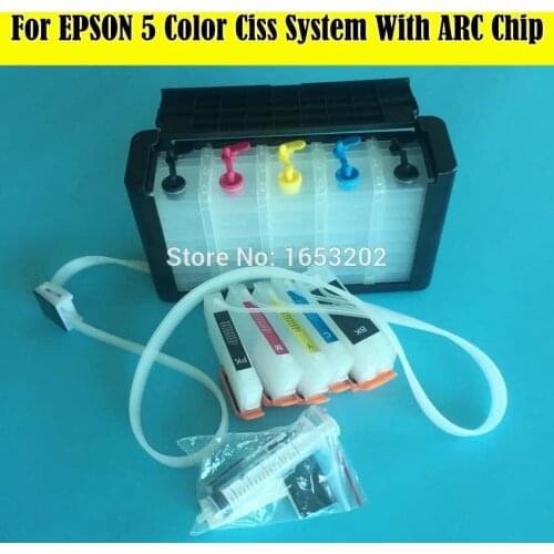 1 Set T2621XL/T2631-T2634XL Continuous Ink Supply System For EPSON XP-510/XP-720/XP-625/XP-620/XP-520/XP-820 Printer Ciss