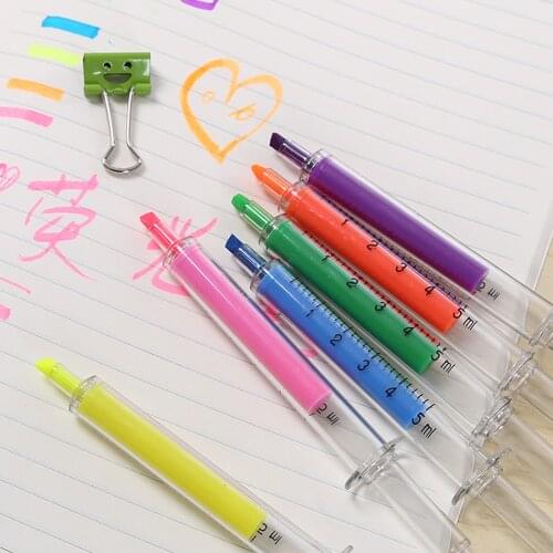1PCS Permanent Marker 6 Colors Oil-Ink Mark Pens Stationery School & Office Supplies CD Mark Marker Wood Marker Pen New