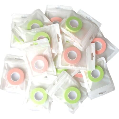 24pcs Wholesale Grafting Eyelash Tape Non-woven with Holes Breathableanti Allergy Gel Eyelash Eye Pad Eyelash Extension Tool