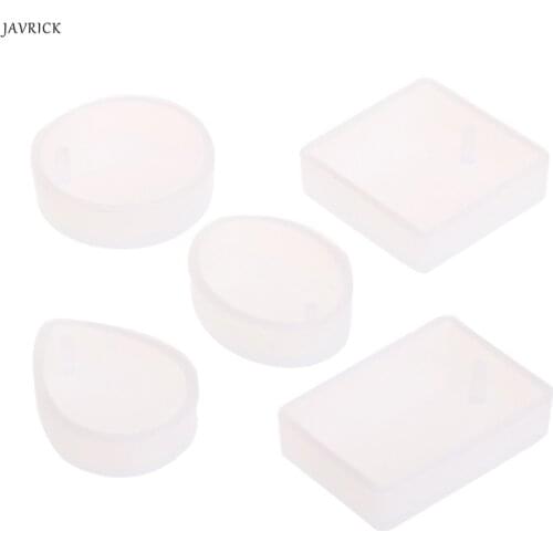 5pcs DIY Silicone Mould Craft Mold For Resin Necklace Jewelry Pendant Making