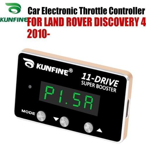 KUNFINE Car Electronic Throttle Controller Racing Accelerator Potent Booster For LAND ROVER DISCOVERY 4 2010-After Tuning Parts