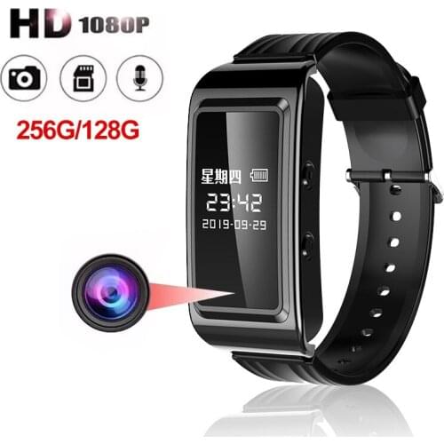 1080P Mini Digital Camera, Smart Watch, HD Video Recording, Micro Camera, Sport, Voice Recorder, Business, Wristband, 128G