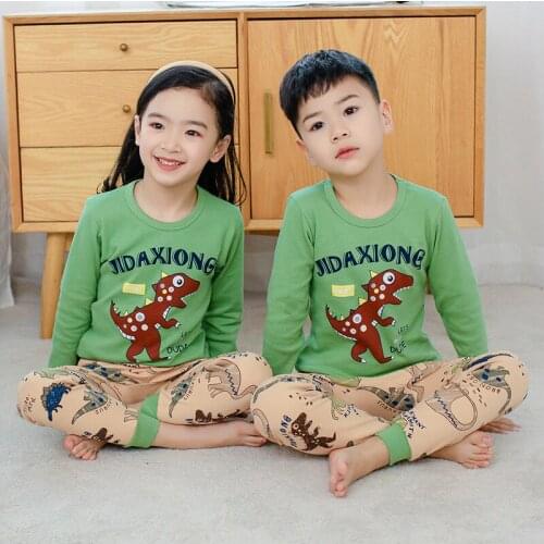 Kids Boys Sleepwear Baby Girl Winter Cotton Sets Children Homewear Pajamas for Boy Pyjamas Kids Nightwear 2-14T Toddler Clothes