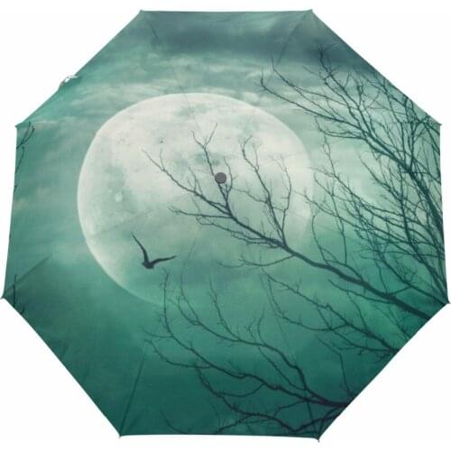 Women Rain Umbrella Sun UV Protection Handbag Umbrella 3 Folding Automatic Waterproof Windproof Paragua Travel Guarda Chuvas