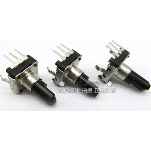 EC12 audio coding switch 360 degree rotary encoder 24-bit without switch three handle length 15MM