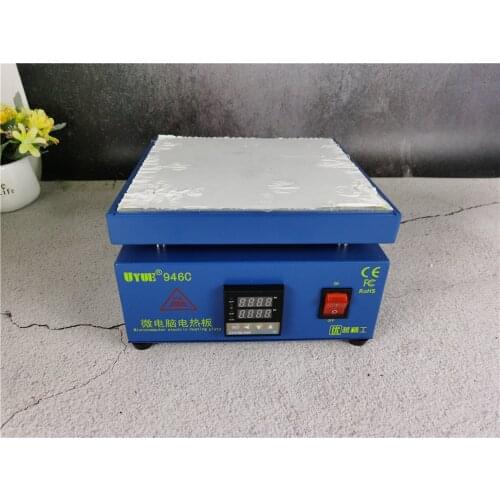 UYUE 946C Electronic Hot Plate LCD Digital Display Preheating Station for PCB SMD heating phone LCD touch screen separate