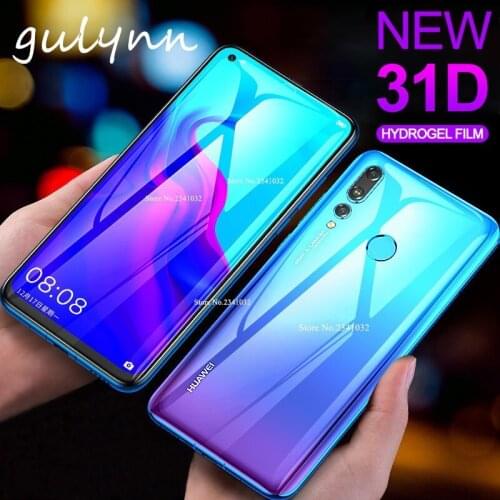 31D Hydrogel Film For Huawei P20 P30 Lite Pro P Smart 2019 Plus Screen Protector For Honor 9x 30 Lite Nova 5t 7 Ultra thin Film